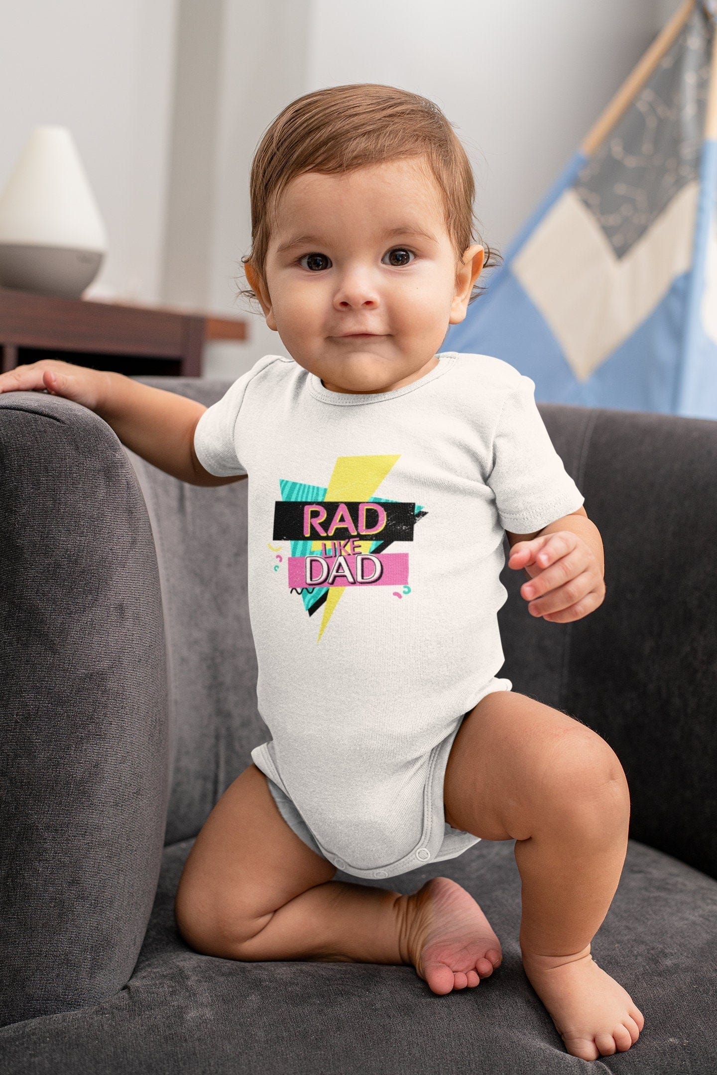 Rad Like Dad Onesie | Rad Like Dad Baby Bodysuit
