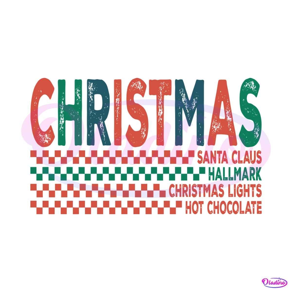 Christmas Santa Claus Hallmark SVG