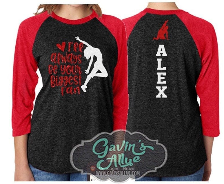 Glitter Dance Mom Shirt | Dance Shirt | Biggest Fan Dance Shirt | Customize Colors