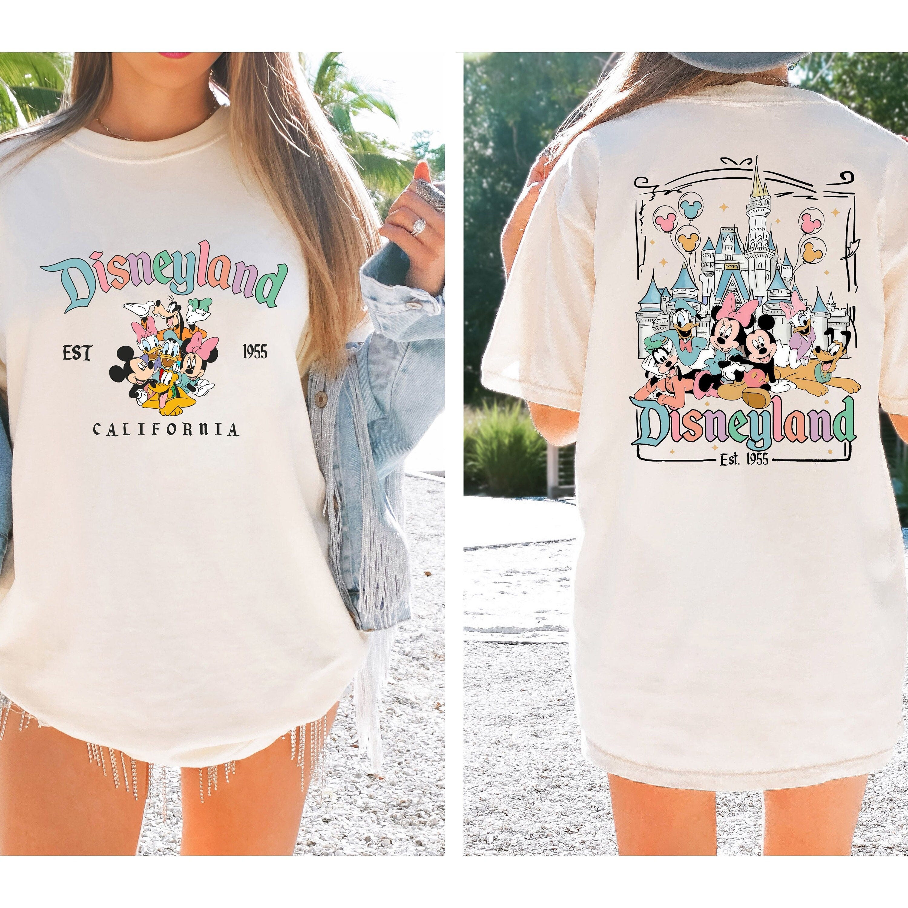 Comfort Colors Disneyland California T Shirt, Disneyland Est. 1955 Shirt, Disneyworld Shirt, Disney Shirt, Mickey And Friends Shirt