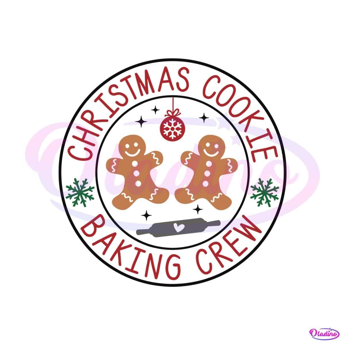 Christmas Cookie Baking Crew SVG