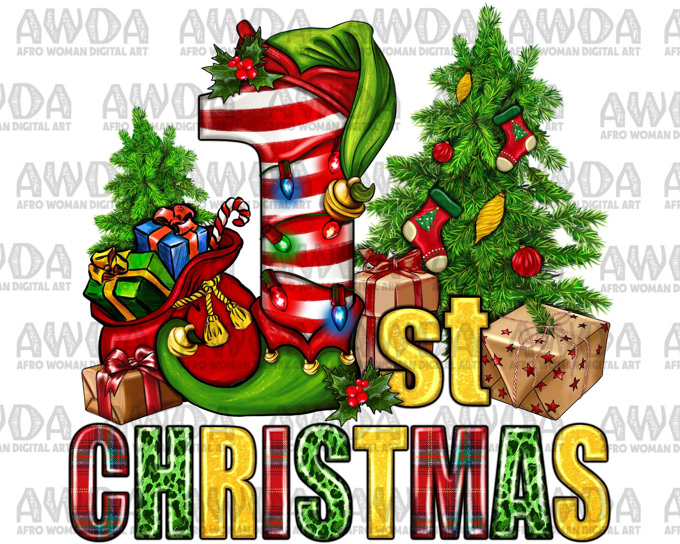 1st Christmas Png Sublimation Design, Merry Christmas Png, Happy New Year Png, First Christmas Png, 1st Christmas Png, Digital Download