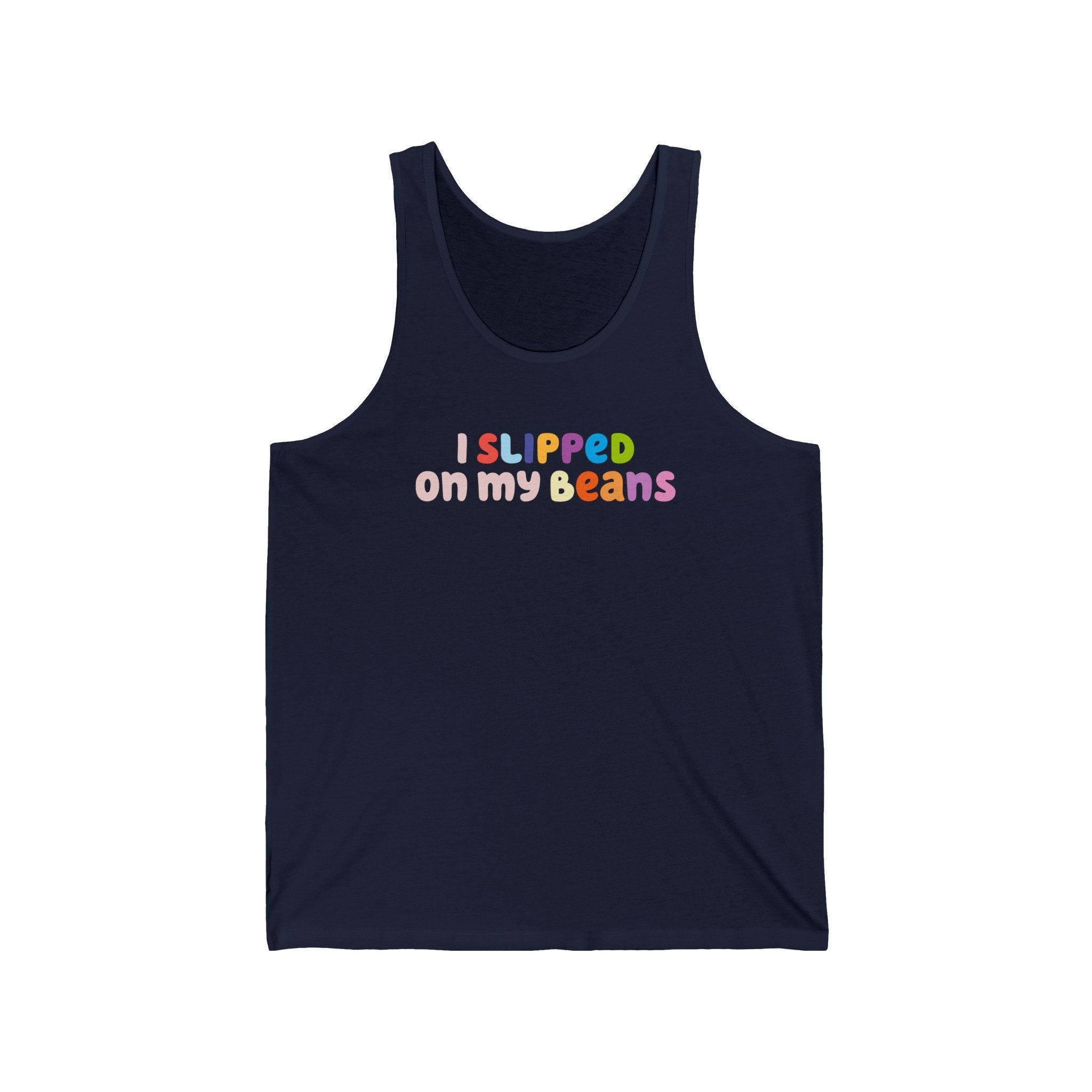 Beans Jersey Tank Top | For Real Life | I Slipped On My Beans | The Grannies (Unisex)