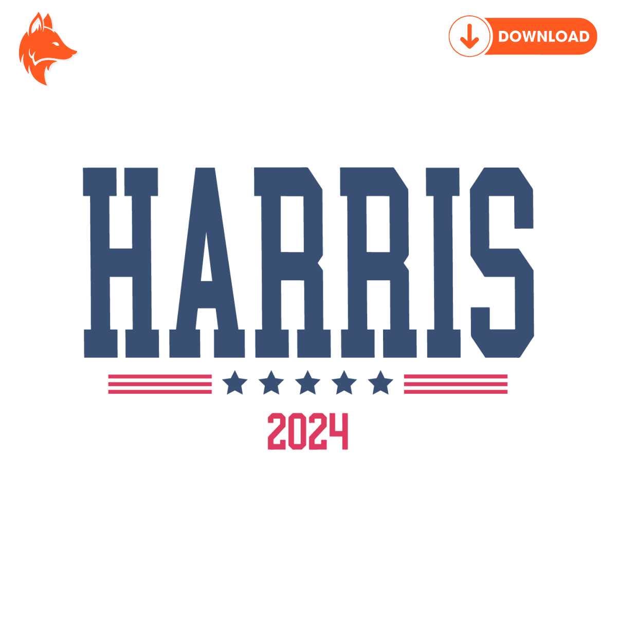 Free Harris 2024 Madam President Kamala SVG