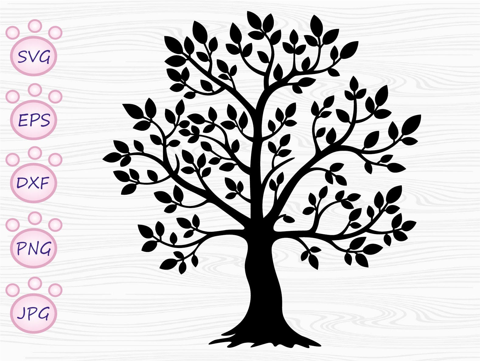 Tree of life svg (merged leaves and branches)
