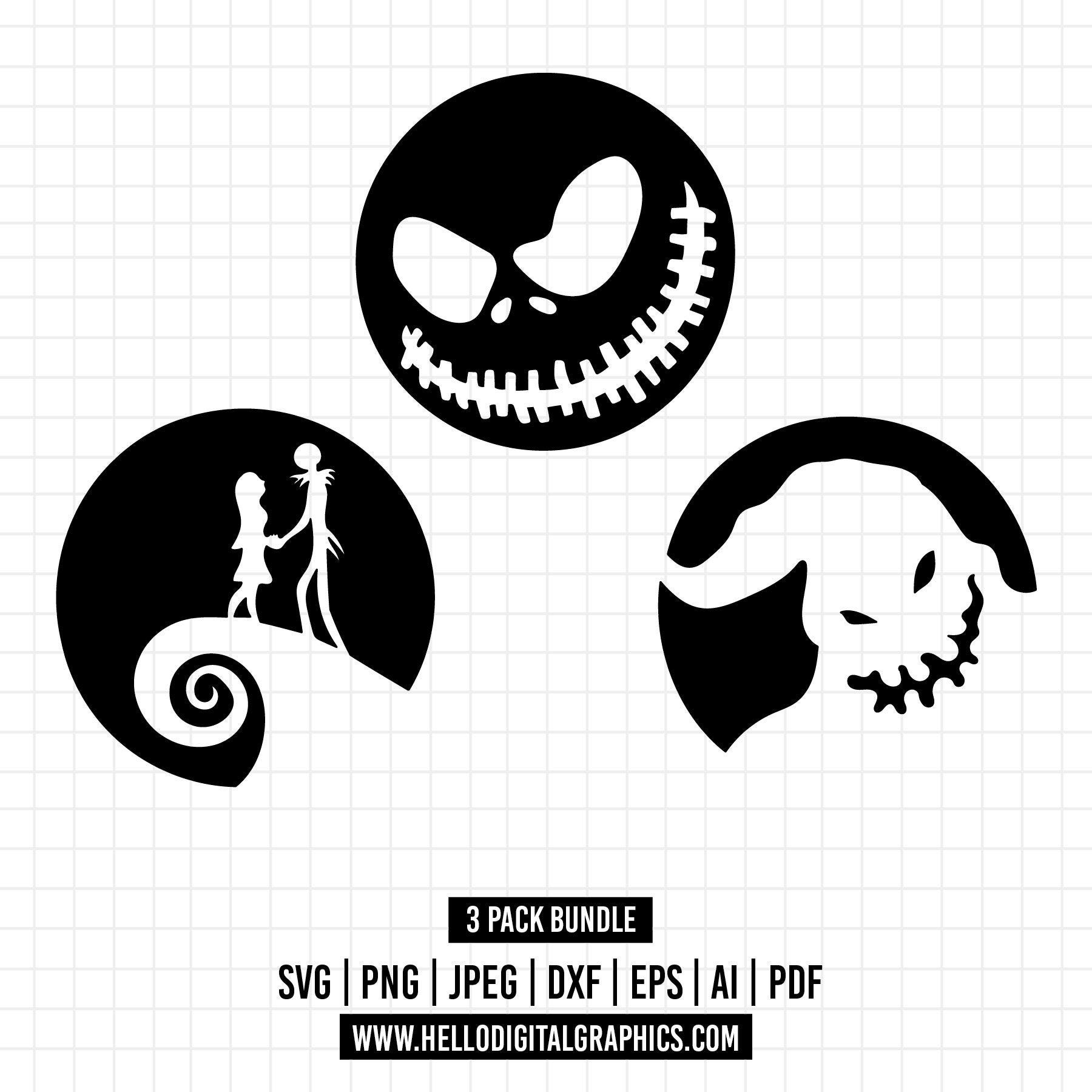 1271 -  Nightmare Before Christmas svg ,Jack Skellington svg , Halloween svg, Christmas svg cutting files for cricut silhouette