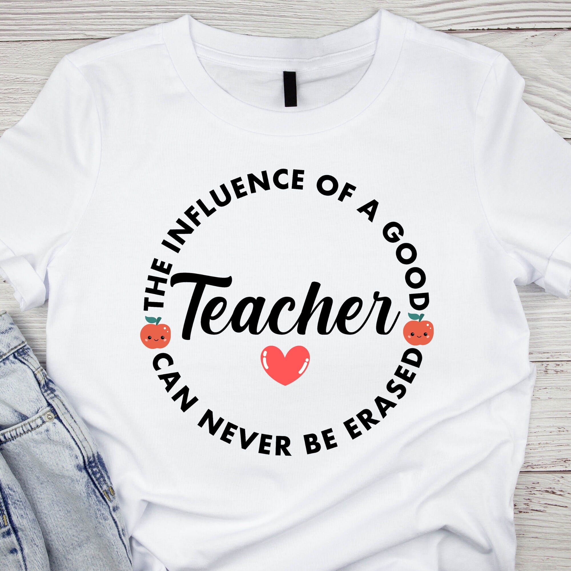 Influence Of A Good Teacher Can Never Be Erased, PNG, SVG, Instant Download, Digital File