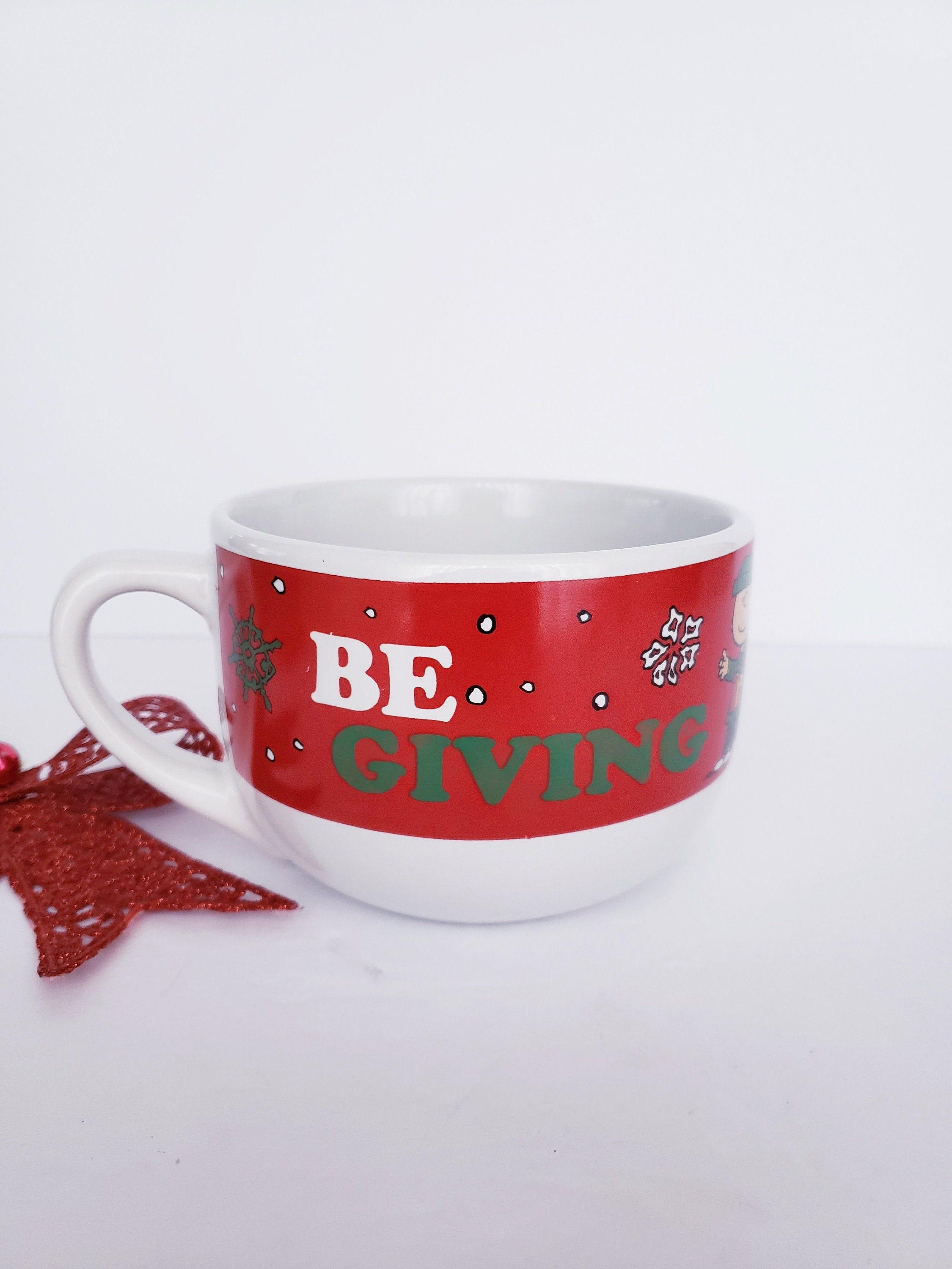 Vintage Gibson Peanuts - Charlie Brown Christmas Mug/Soup Bowl, 