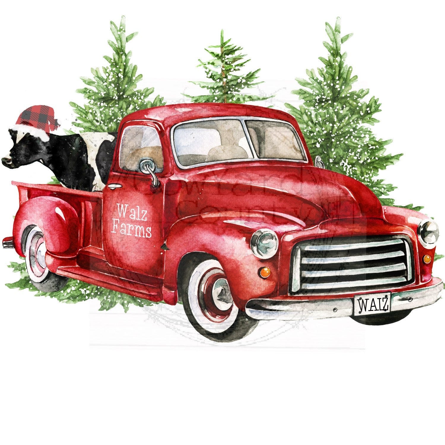 Christmas Truck Image, Red Truck Sublimation, Christmas Images, Christmas Sublimation Designs,Old Truck PNG, Christmas Sublimation, Digital