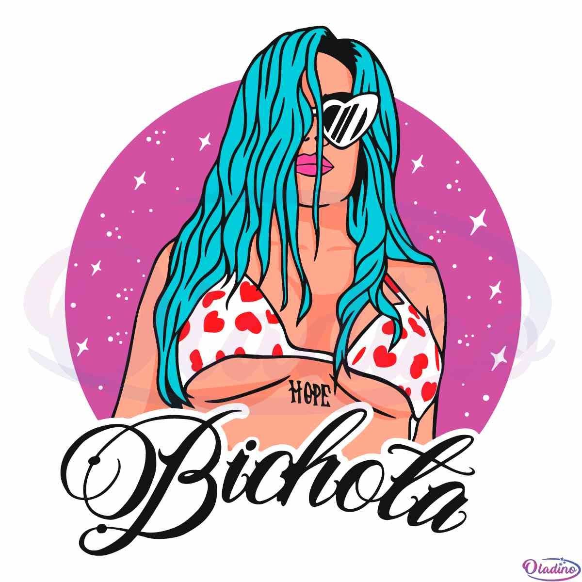 Karol G Bikini Bichota SVG Best Graphic Designs Cutting Files