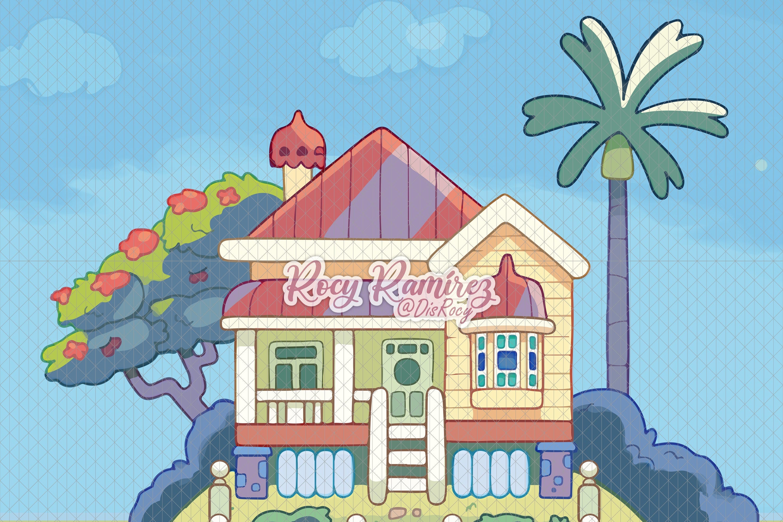 Bluey House background