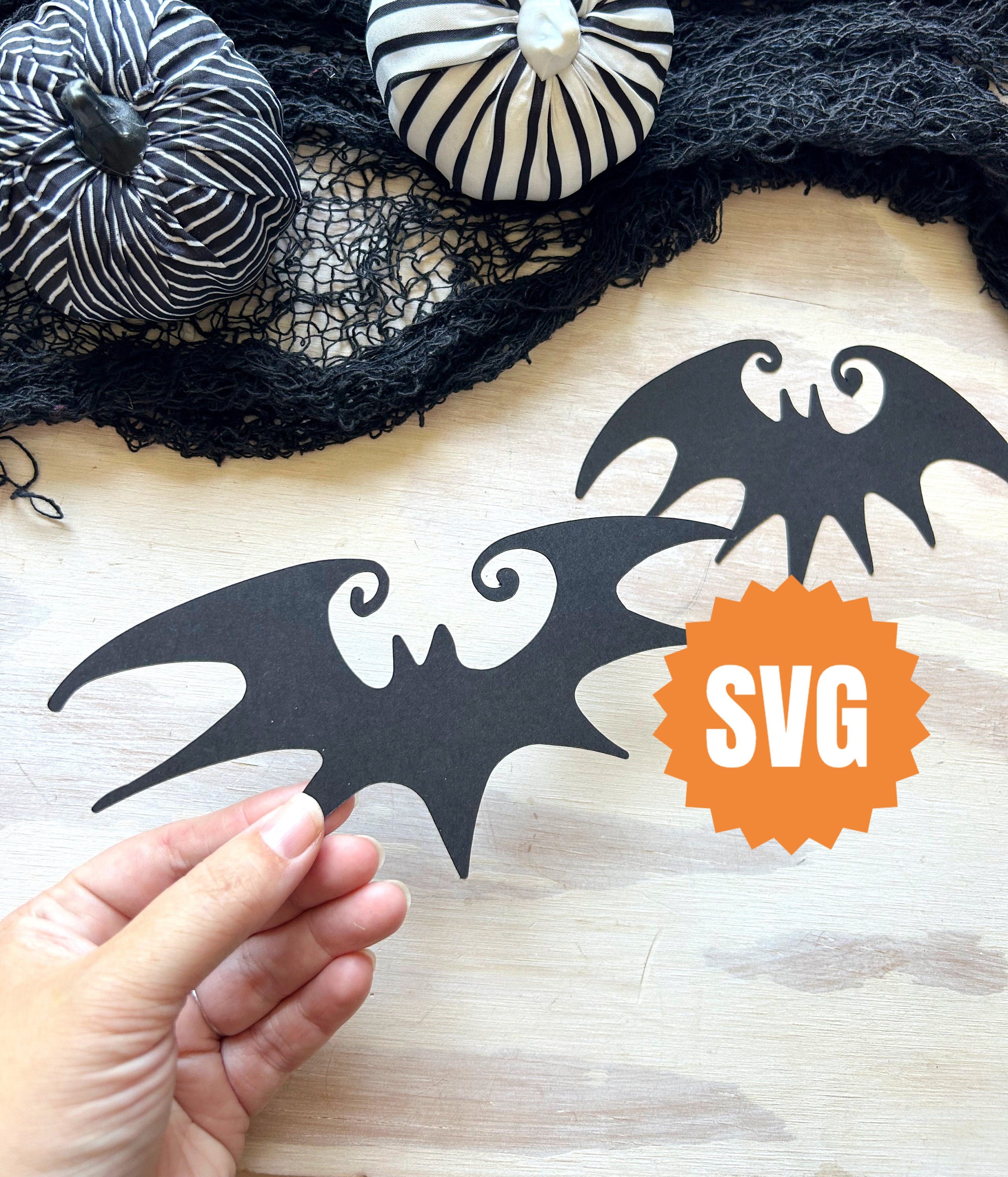 Nightmare Bats SVG - Cricut - Silhouette- Glowforge - Cut File