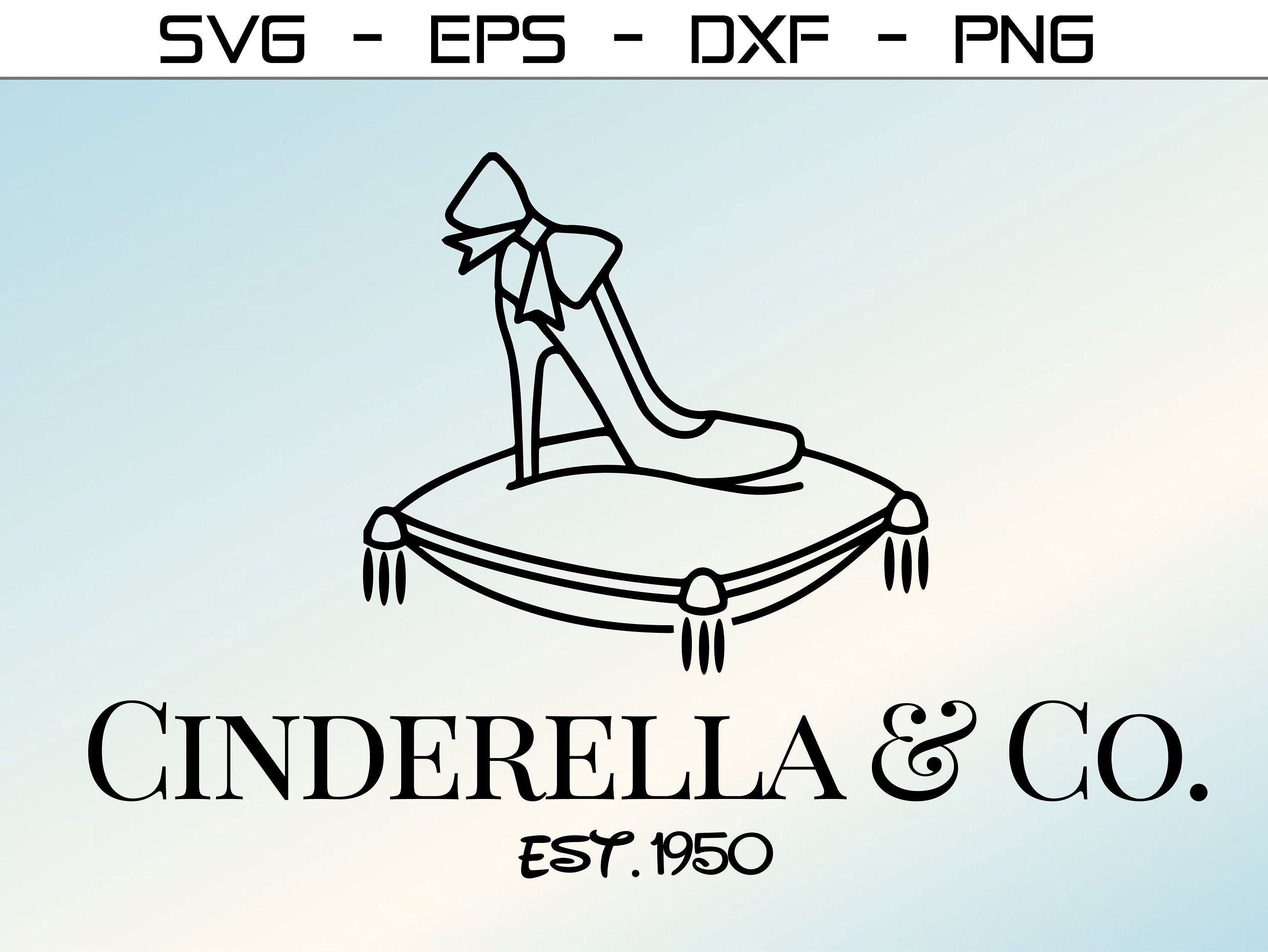 Cinderella & Co SVG, Black Design, Mouse SVG, Family SVG, Customize Gift Svg, Vinyl Cut File, Svg, Pdf, Jpg, Png, Ai Printable Design Files