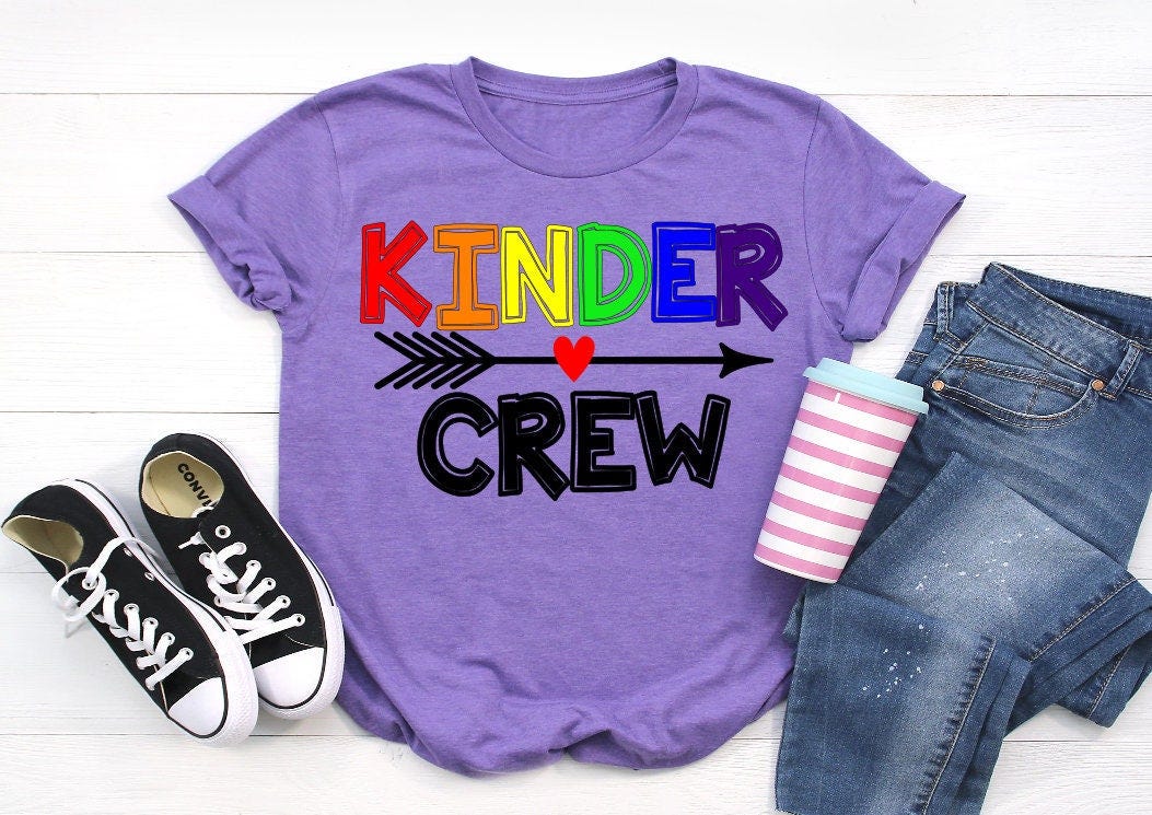 Kinder Crew SVG, Teacher Svg, Teacher gifts, Kindergarten Teacher, Back to School, Teacher Appreciation