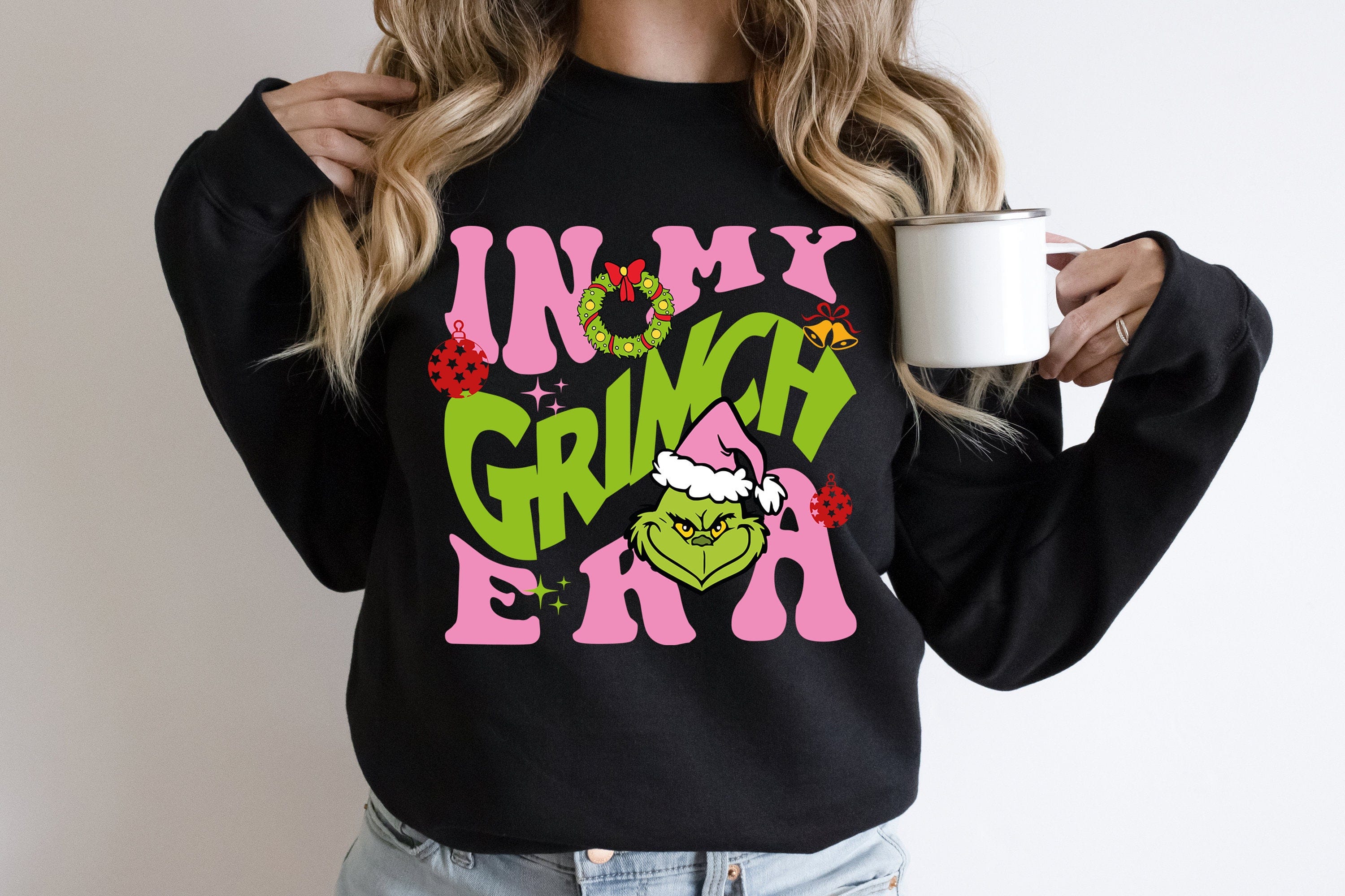 In My Grinch Era SVG, Grinch Era Png, Grinch Shirt Png, Christmas Sweatshirt Sublimation, Retro Christmas Gift Svg, Grinch Era Png, Cricut