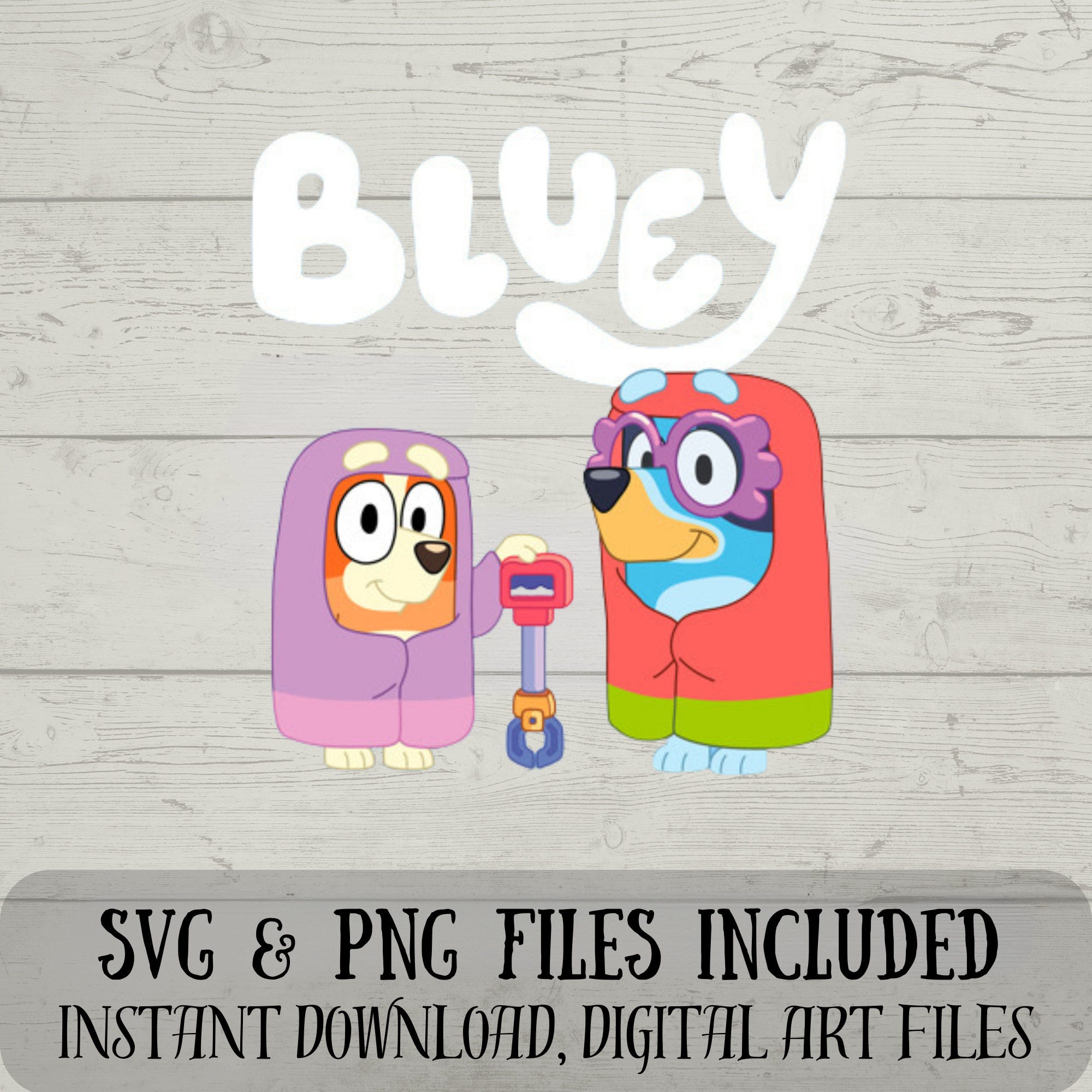 Bluey SVG - Bingo and Bluey Grannies SVG - Grannies SVG - Oldies but Goldies - Fun crafting - Digital Download - svg and png files included