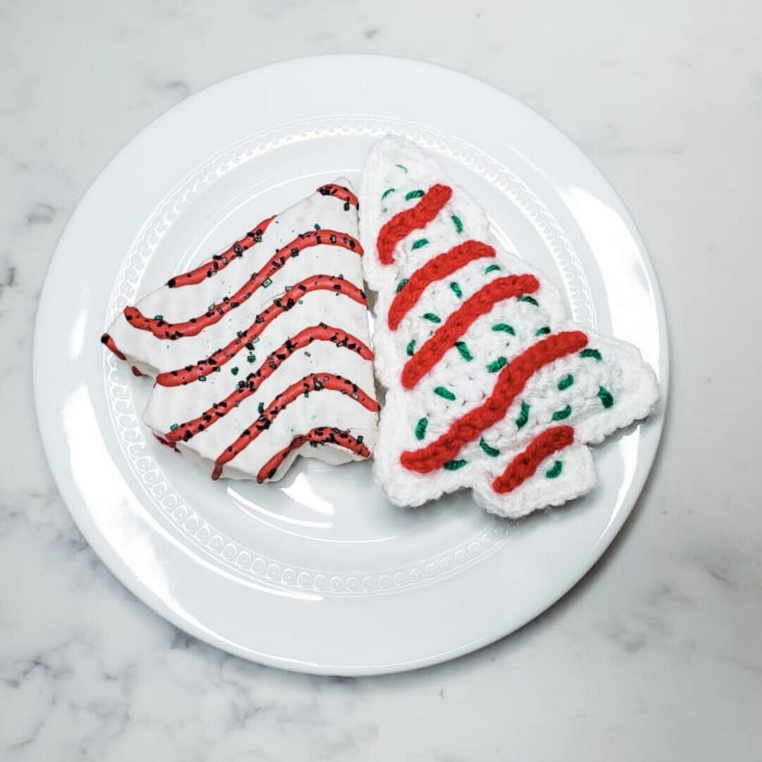 Christmas Tree Cake - Crochet Pattern | PDF Printable Instant Download