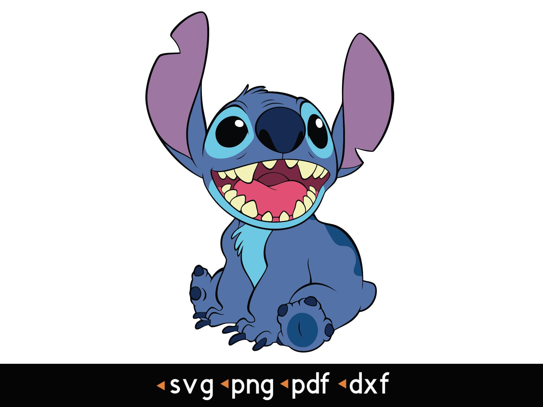 Stitch- #1 svg, png, pdf, dxf