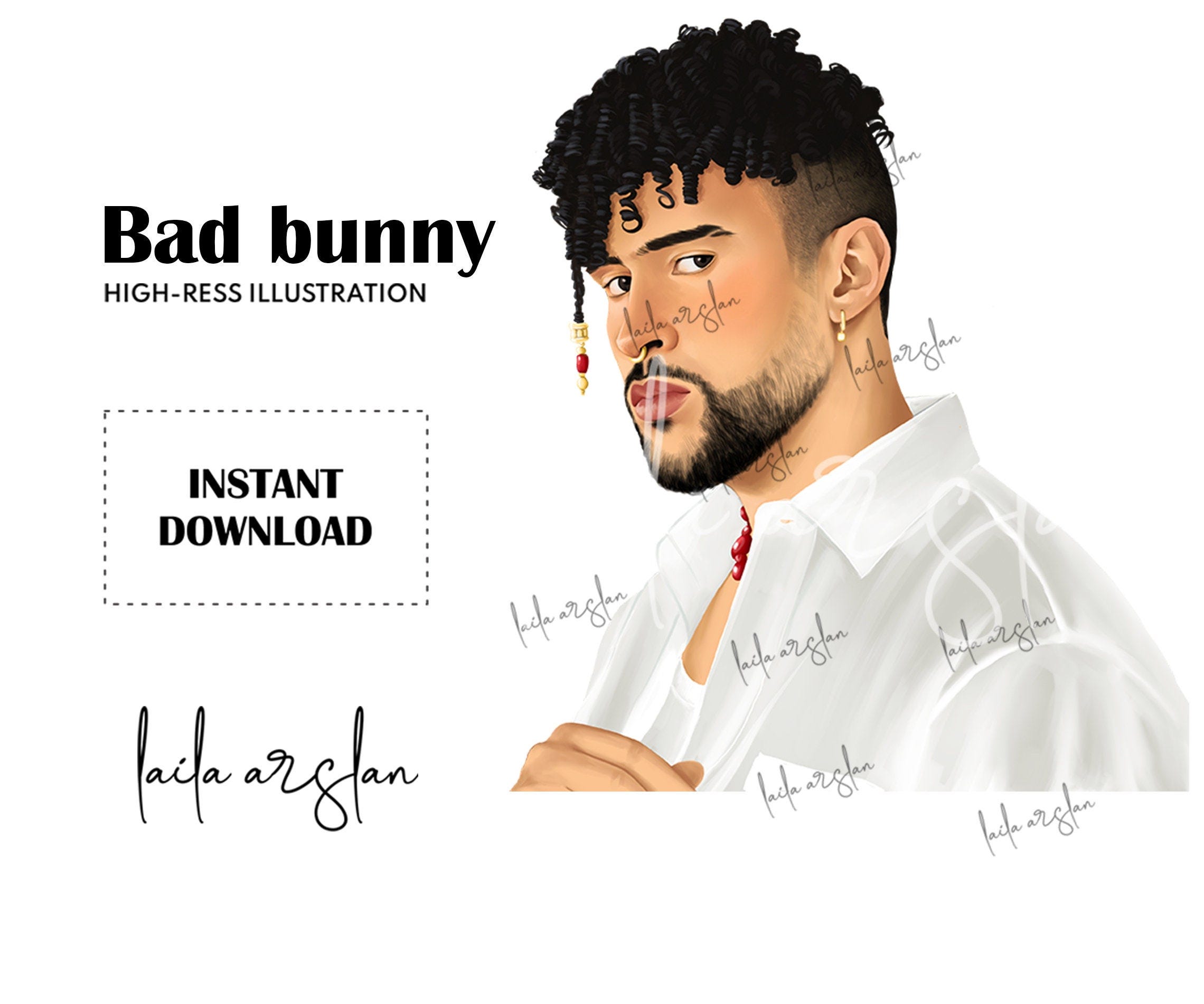 Bad Bunny Png Digital Download File Sublimation, Bad Bunny PNG, Bad Bunny PNG, Bad Bunny dtf