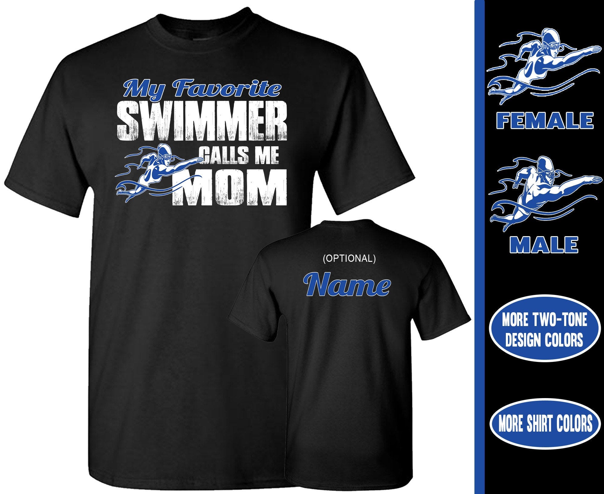 Swim Mom Shirt | My Favorite Swimmer Calls Me Mom | Swim Mom Gift