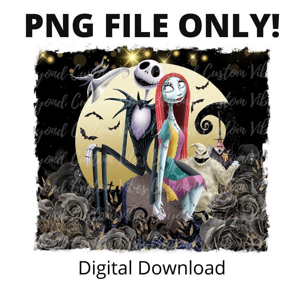 Jack and Sally png, jack png, sally png, the nightmare before christmas png