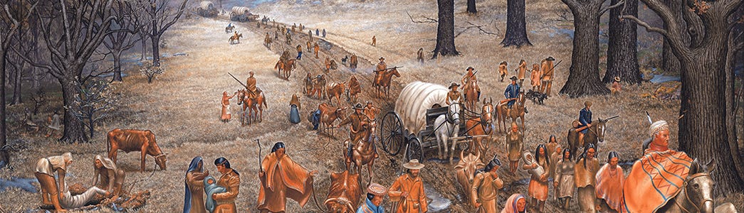 Дорога слез. Trail of tears индейцы. Переселение индейцев 1830. Trail of tears 1830. Выселение индейцев.