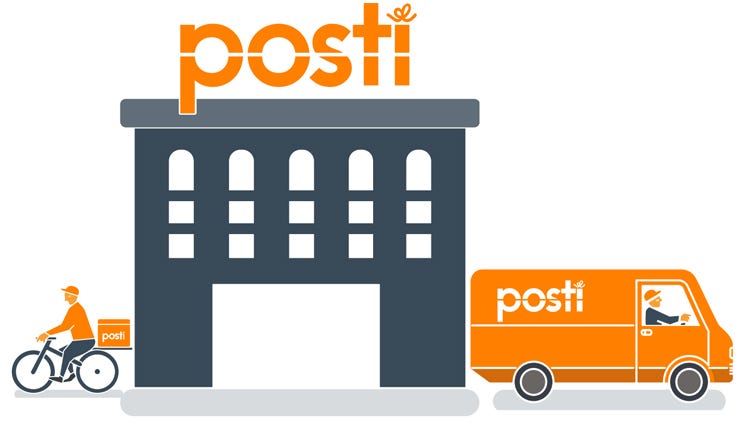 Delivered to the post office. Почта posti. Posti Finland. Delivery Post. Fast delivery Post.