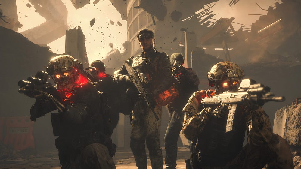 Neil Vana and his soldiers in Death Stranding 2.