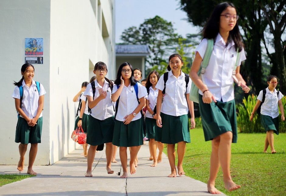 Asian School Girl