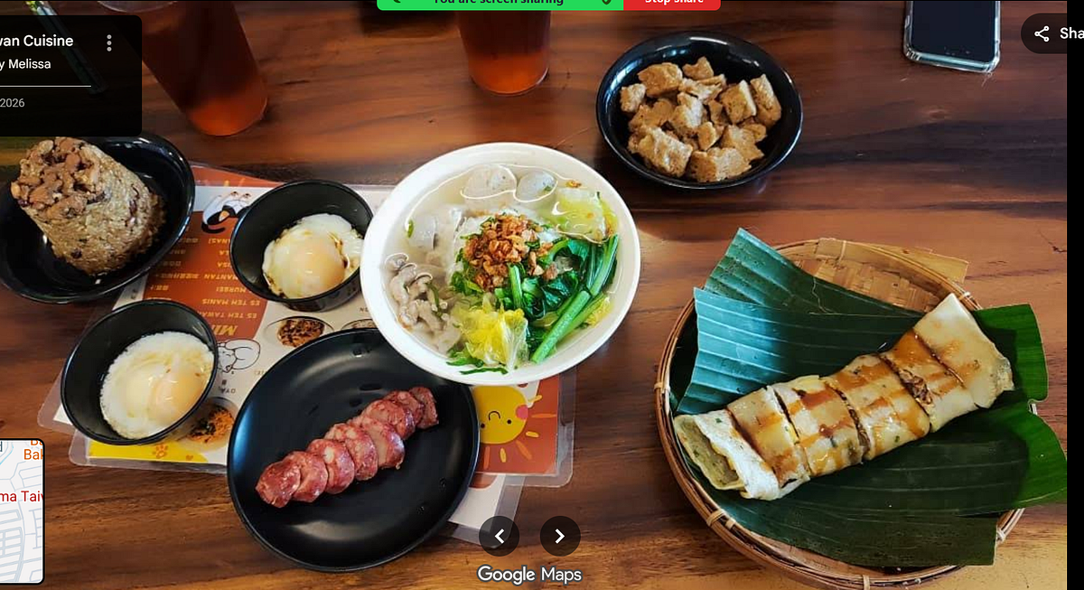 Menu Makanan Taiwan