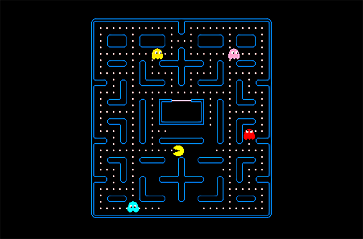 Pac man. Pacman игра. Пакман игра 90. Пакман первая игра. Карта игры Пакман.