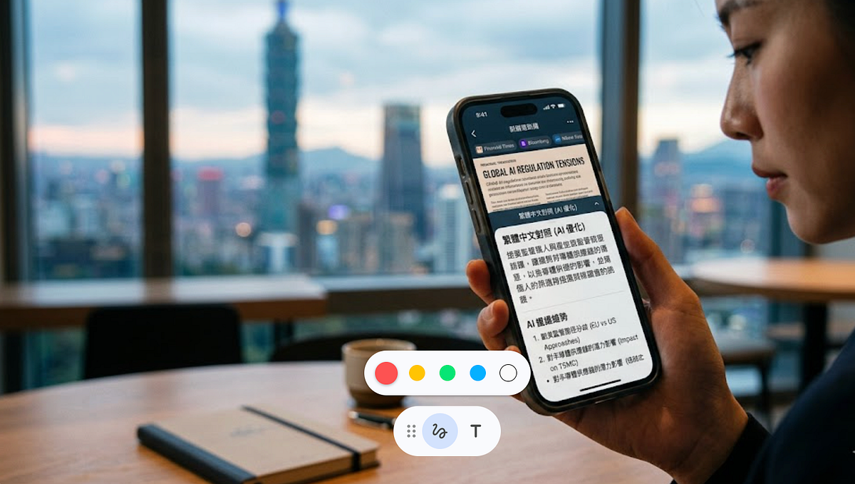 不讓語言成為視野的邊界：如何利用 AI 掌握第一手國際深度情報？