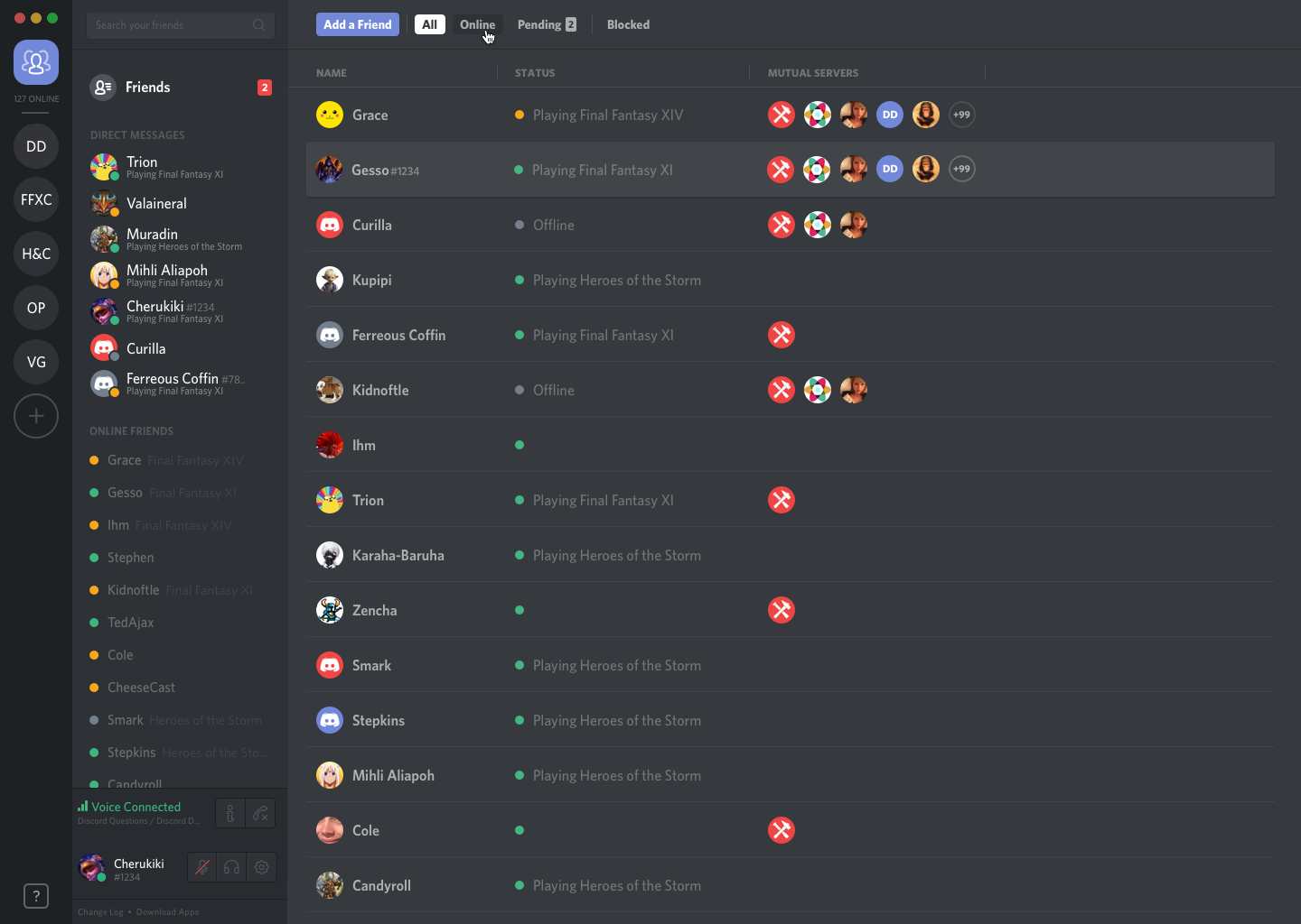 Tasks discord