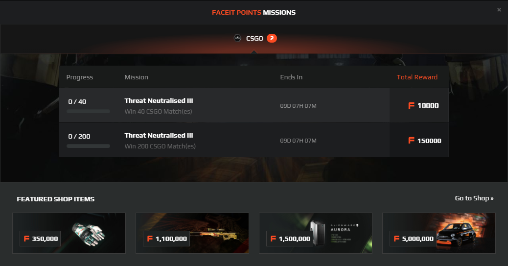 Faceit dota. Задания фейсит. Миссии фейсит. Задания фейсит премиум. Миссии FACEIT CS go.