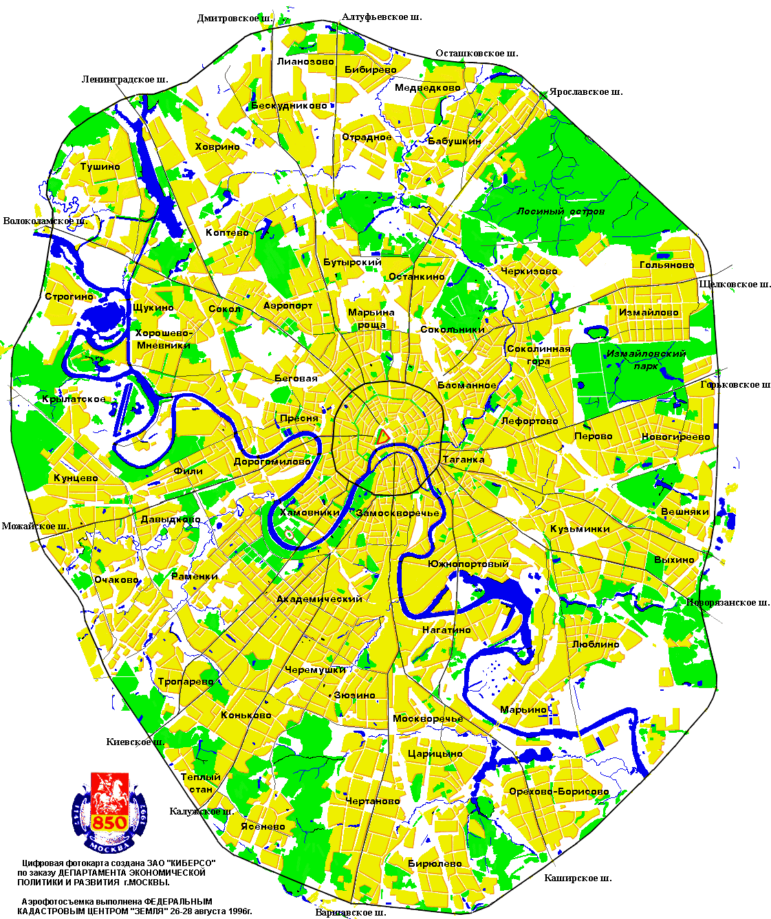 отрадное москва карта