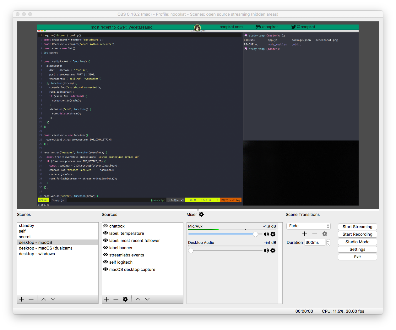 Twitch coding. Программы для Live coding. Desktop capture. Stream.write. Self. Events .data.