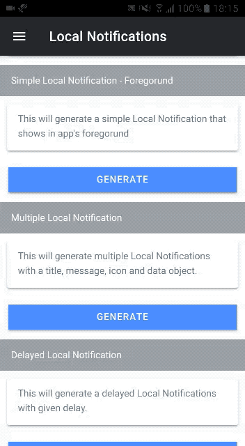 Multiple Local notification at once\u200a—\u200aIonic 5 Capacitor Android app