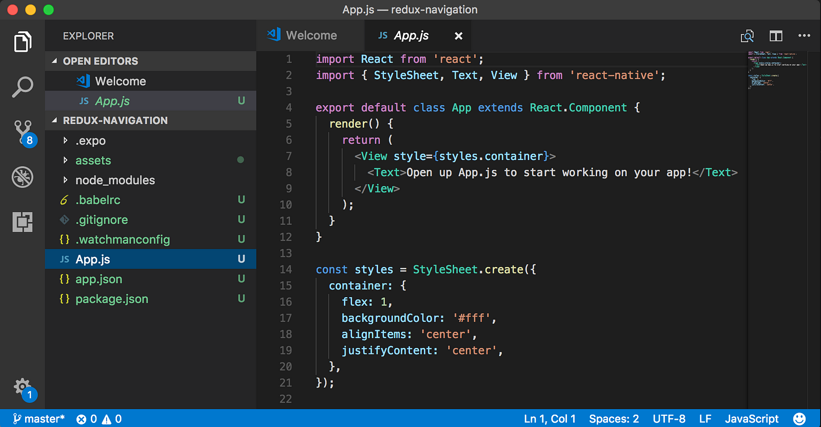 Js align. React native code. React native код. React native Tools. React native Visual Studio.