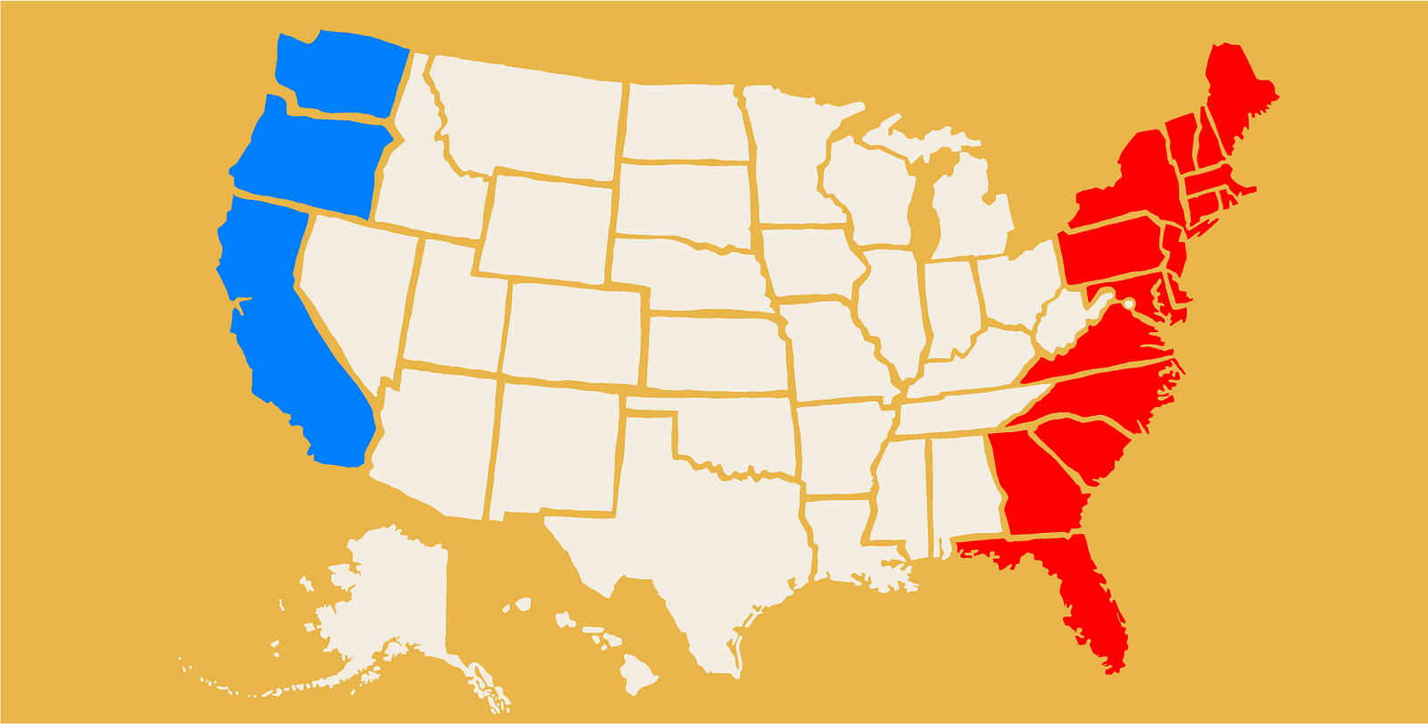 East перевести. United States, East Coast. Западное побережье против восточного. West East Coast. Карта США East Coast West Coast.