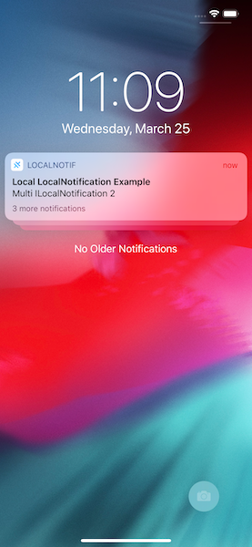 Local notification with grouped notifications\u200a—\u200aIonic 5 Capacitor iOS app