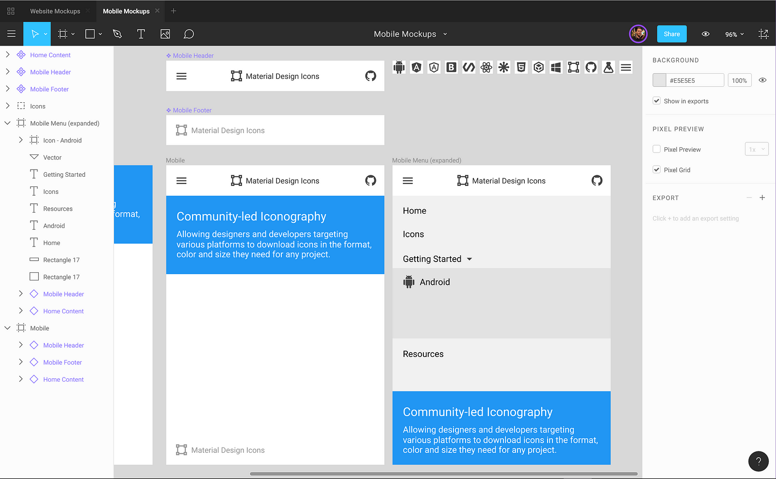 CRM системы фигма. Figma Android Studio. Icon scaling Tool для figma. Контекстное меню в figma.