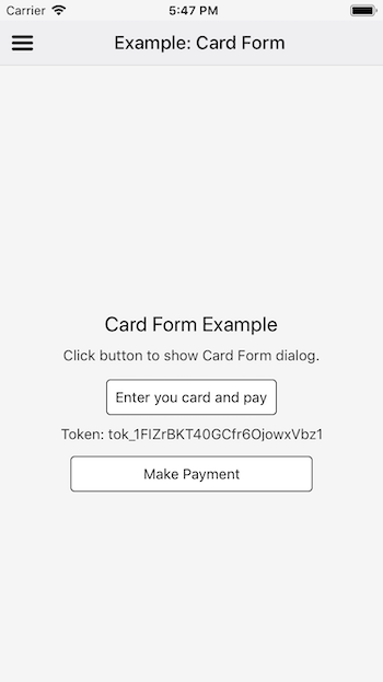 Received token from Stripe\u200a—\u200aSample React Native app