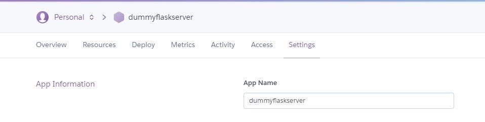 Settings Tab