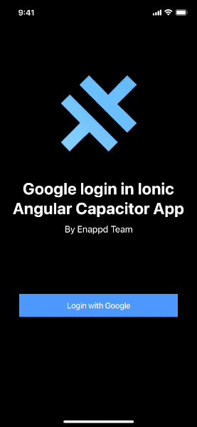 Google login in Ionic React Capacitor App\u200a—\u200aiOS