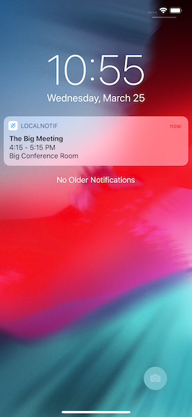 Local Notification with Multi-line message\u200a—\u200aIonic 5 Capacitor iOS app