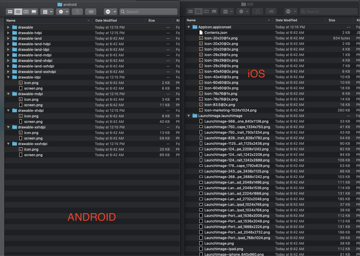 All sizes of icon and splash for iOS and Android\u200a—\u200aUsing ApeTools
