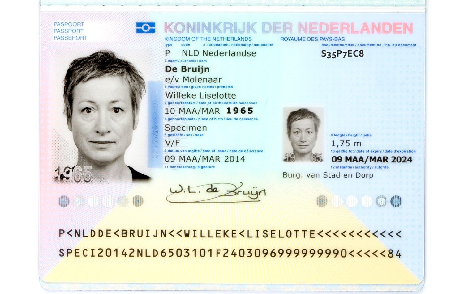 Паспорт Нидерландов