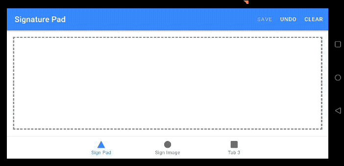 Signature Pad functionality in Ionic 5 App\u200a—\u200aAndroid Test