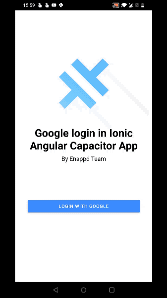 Google login in Ionic Angular Capacitor App\u200a—\u200aAndroid