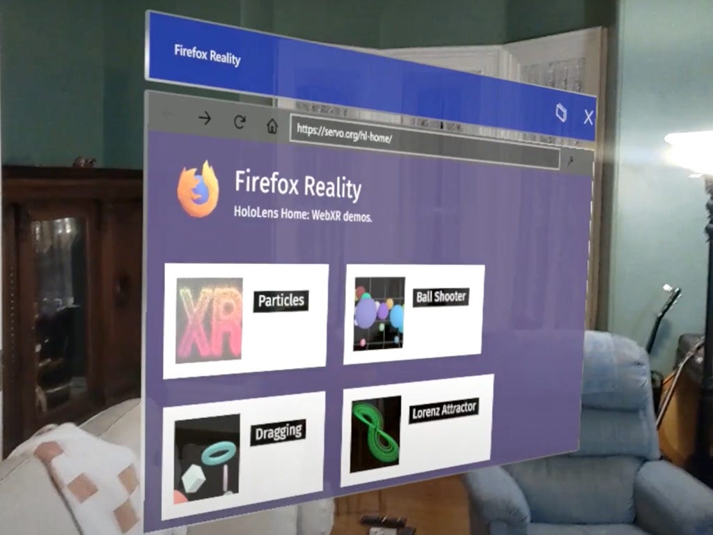 Webxr browser